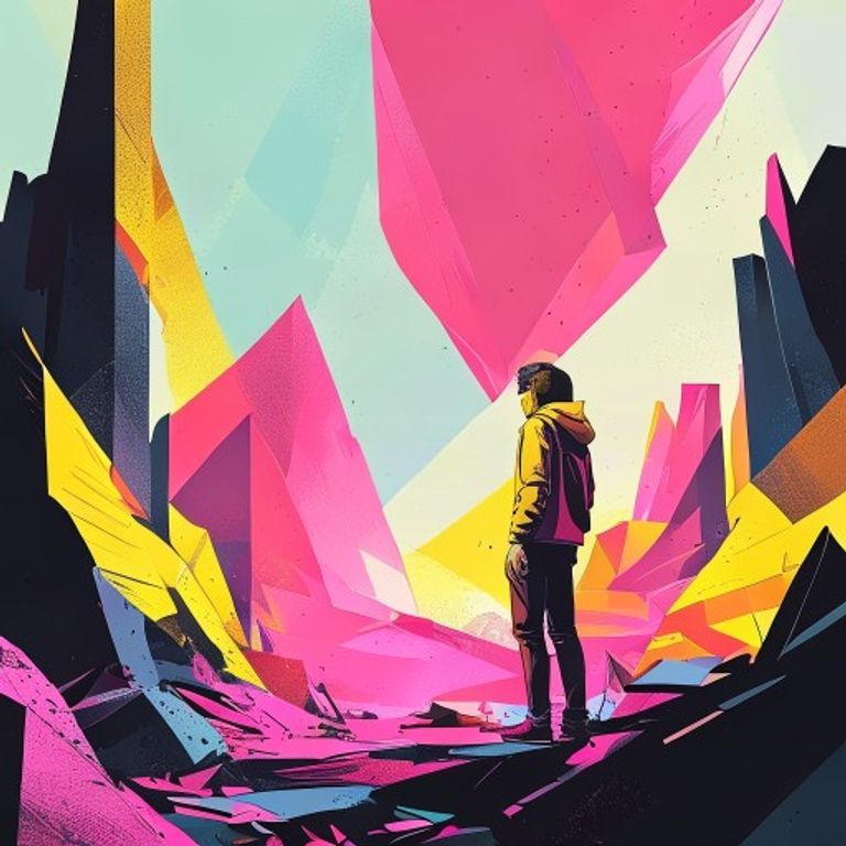 Person standing in the aftermath of tragedy, finding hope and reframing loss with resilience
