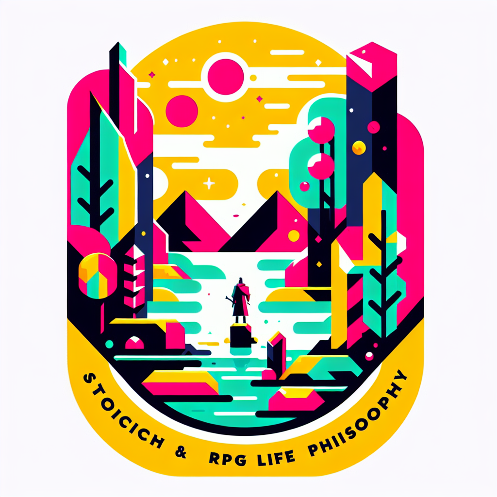 Tranquil landscape representing stoicism virtues and tranquility