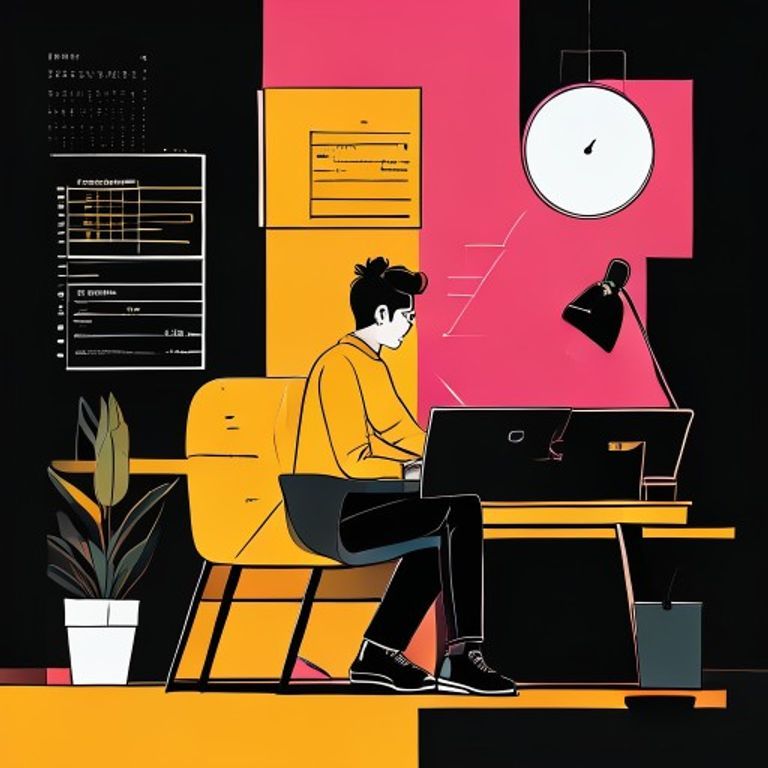 Priming and focus explained with a person working in a distraction-free environment and visual cues for deep work