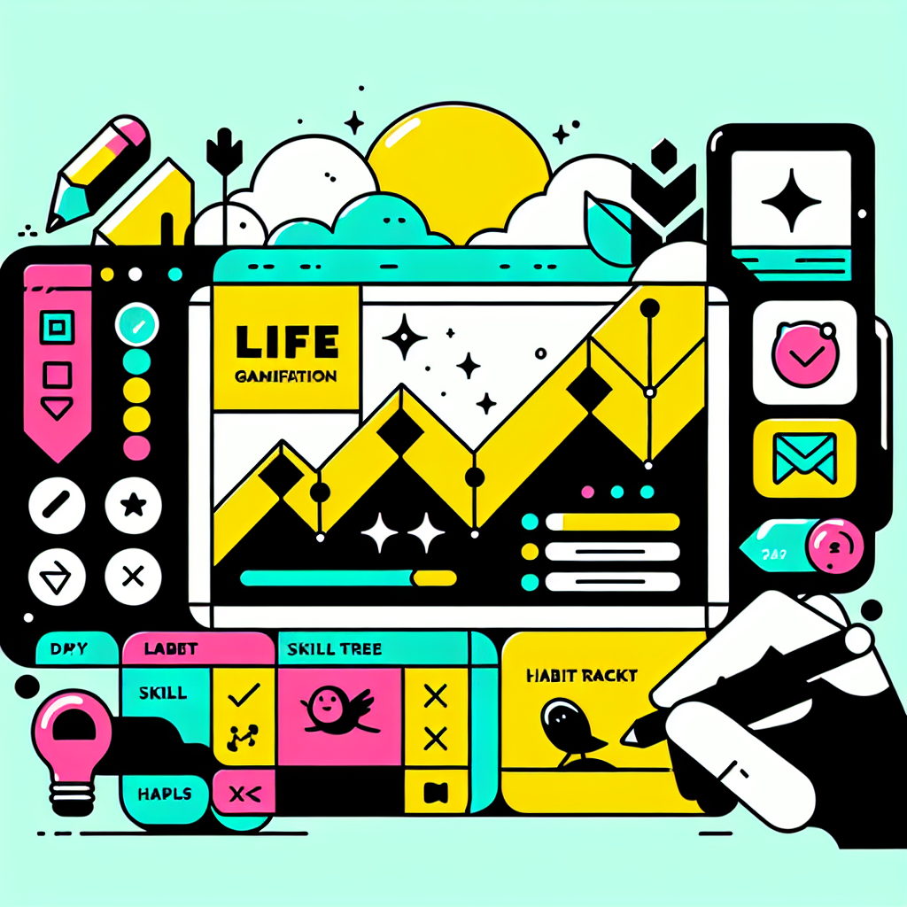 Small wins and daily progress tracked in RPG Life with a visible XP bar, skill tree, and habit tracking